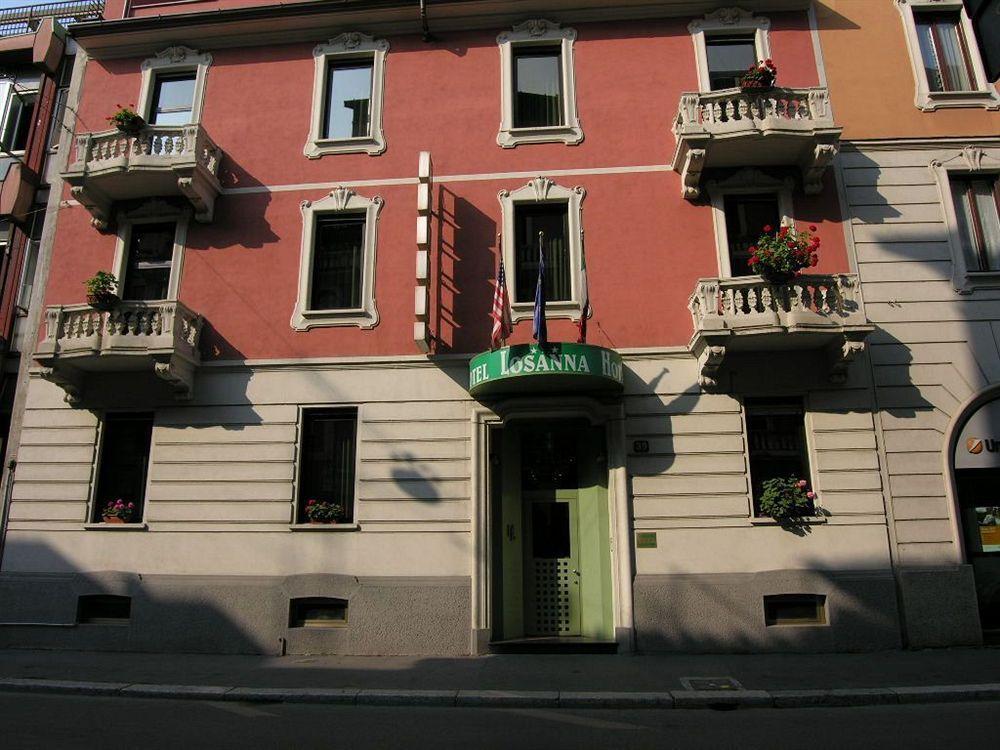 Hotel Losanna Milánó Kültér fotó